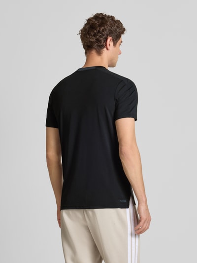 adidas Training T-shirt z nadrukiem z logo Czarny 5