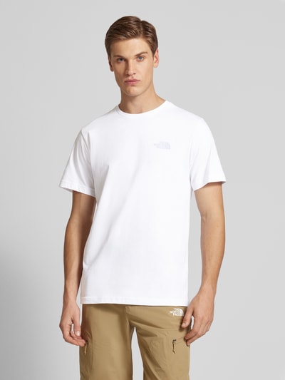 The North Face T-Shirt mit Label-Print Weiss 4