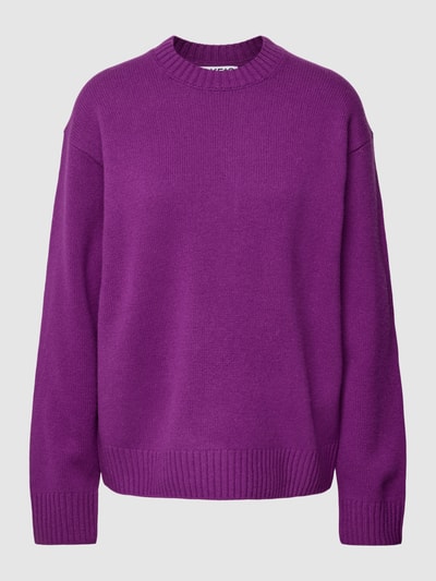 JAKE*S STUDIO WOMAN Gebreide pullover met extra brede schouders Violet - 2