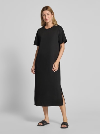 Vila Sukienka midi z rękawem o dł. 1/2 model ‘SIFFI’ Czarny 1