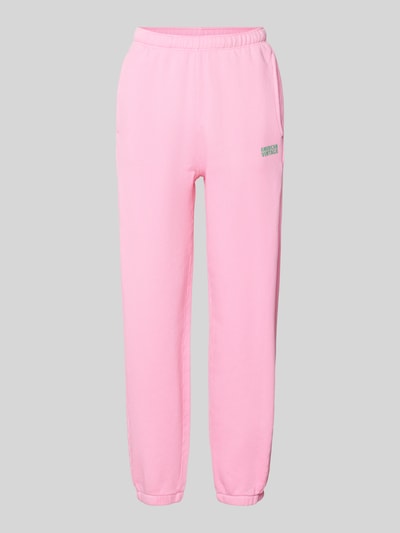 American Vintage Loose Fit Sweatpants mit Seitentaschen Modell 'ZUBIRD' Rosa 2