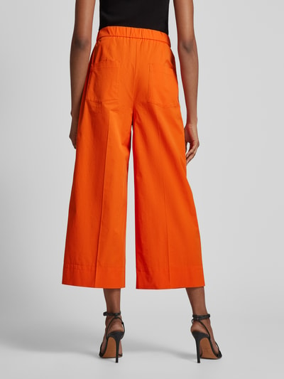 Luisa Cerano Culotte mit Bügelfalten in unifarbenem Design Orange 5