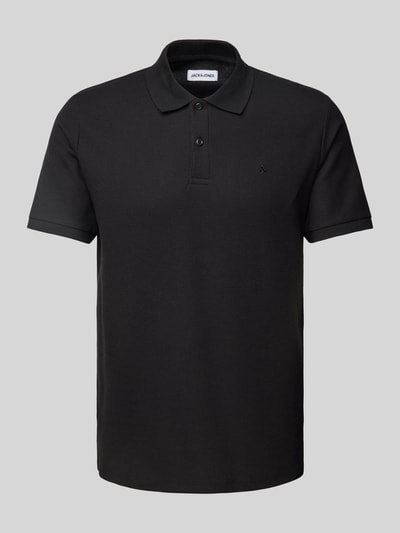 Jack & Jones Poloshirt mit Label-Stitching Modell 'AUSTIN' Metallic Rot 2