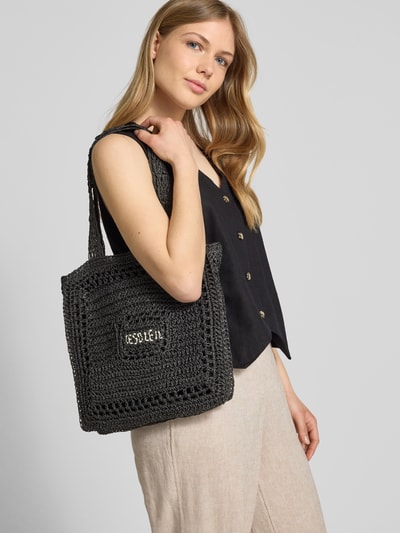 Barts Torba shopper z detalem z logo model ‘MAHYA’ Czarny 1
