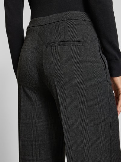 Marc O'Polo Weite Hose mit Allover-Muster Dunkelgrau 3