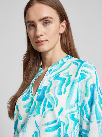 Eterna Blouse met tuniekkraag Turquoise - 3