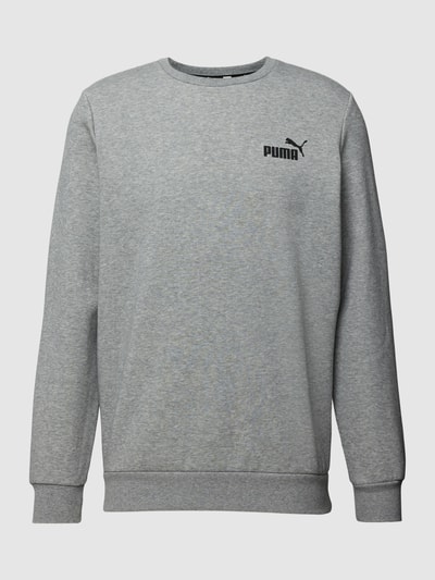 PUMA PERFORMANCE Sweatshirt mit Label-Detail Mittelgrau 2