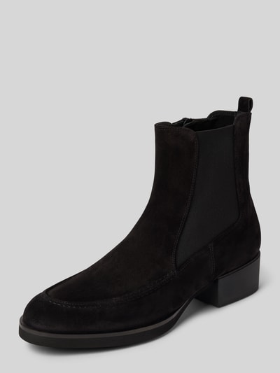 Högl Chelsea boots van echt leer, model 'Velour' Zwart - 1