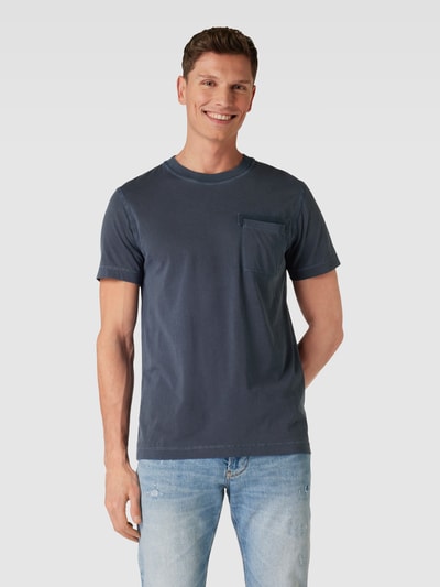 JOOP! Jeans T-Shirt mit aufgesetzter Brusttasche Modell 'Caspar' Marine Melange 4