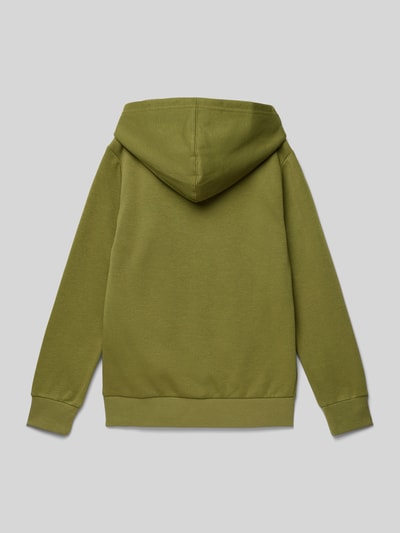 CHAMPION Hoodie mit Label-Stitching Modell 'Rochester' Oliv 3