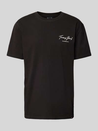 Tommy Jeans T-Shirt mit Label-Print Black 2