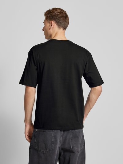 REVIEW T-Shirt mit Logo-Print Black 5