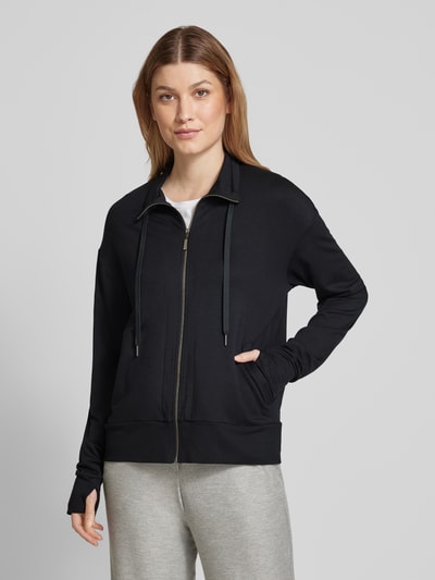 Hanro Sweatjacke mit Reißverschluss Modell 'Balance' Black 4