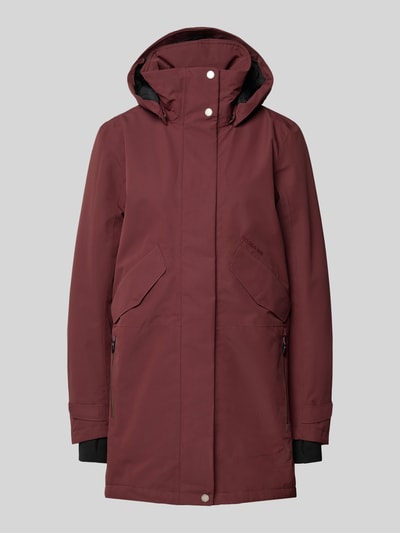Didriksons Parka mit abnehmbarer Kapuze Modell 'INDRA' Bordeaux 2