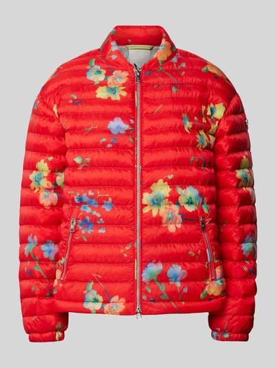 Fuchs Schmitt Steppjacke mit floralem Print Rot 2