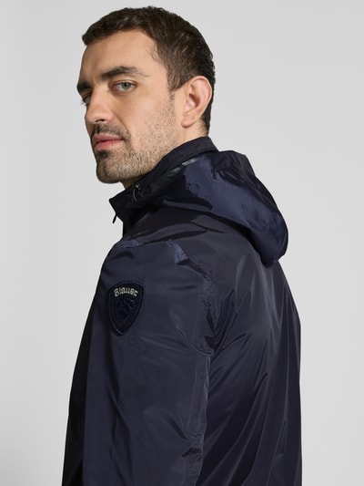 Blauer Usa Jacke mit Stehkragen Modell 'DEWAR' Marine 3