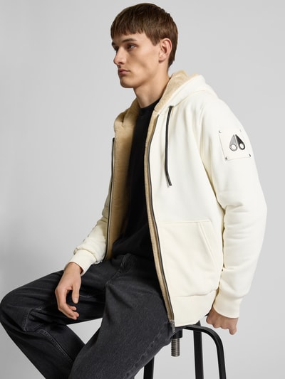 Moose Knuckles Sweatjacke mit Kapuze Offwhite 3