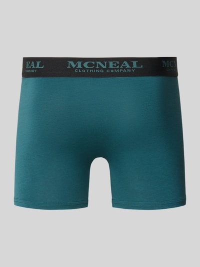 Produktfoto, Boxershorts mit elastischem Logo-Bund im 3er-Pack von MCNEAL, mieszanka bawełny i elastanu, dopasowany krój, turkusowy kolor