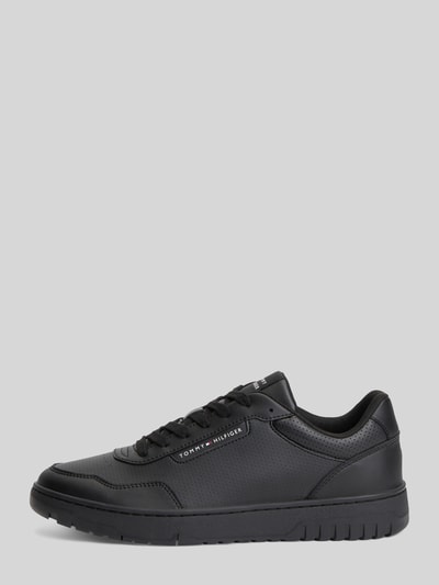 Tommy Hilfiger Sneaker aus Leder-Mix Black 2