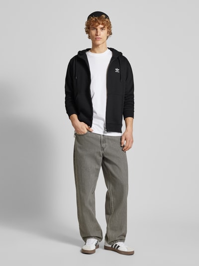 adidas Originals Sweatjacke mit Label-Stitching Black 1