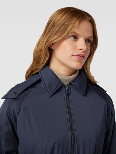 Weekend Max Mara Lange jas met platte kraag, model 'OLGA' Marineblauw - 3