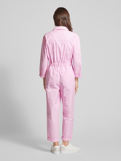 Mango Jumpsuit mit Brusttasche Modell 'NIA' Pink 5