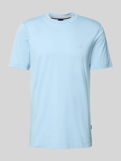 BOSS T-Shirt mit Label-Print Modell 'Thompson' Bleu 2