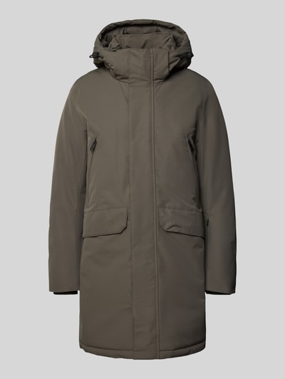 ECOALF Parka mit Kapuze und Pattentaschen Modell 'NEW ICEBERG' Hellgrau 2