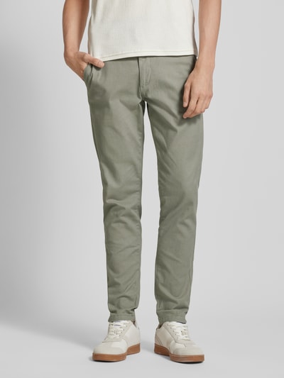 Jack & Jones Slim Fit Hose mit Strukturmuster Modell 'MARCO' Hellgruen 4