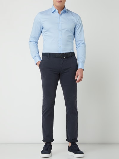 OLYMP No. Six Super Slim Fit Business-Hemd mit Stretch-Anteil  Bleu 1