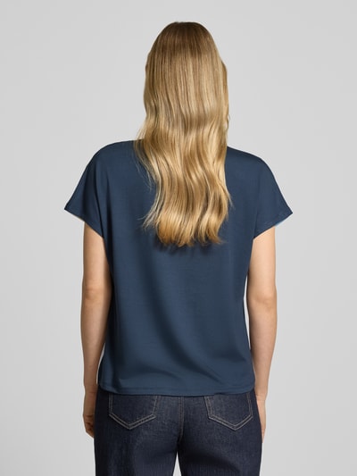 s.Oliver BLACK LABEL Oversized T-Shirt aus Viskose-Mix Hellblau 5