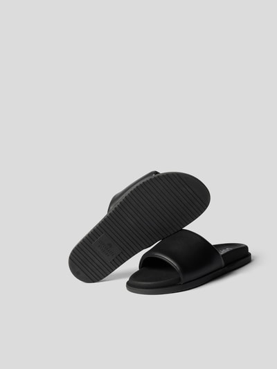 Copenhagen Slides mit Label-Details Schwarz 5