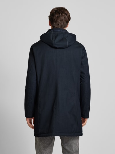 Roy Robson Parka met steekzakken Marineblauw - 5