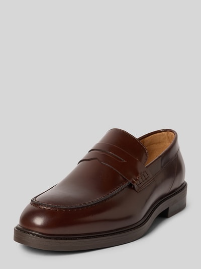 SELECTED HOMME Loafer aus echtem Rindsleder Modell 'BLAKE' Cognac 1