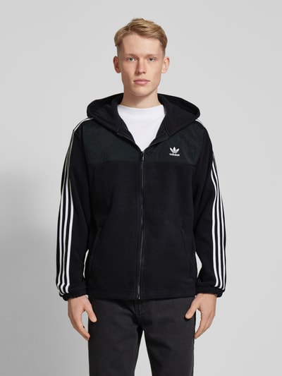 adidas Originals Fleecejacke mit Kapuze Black 4