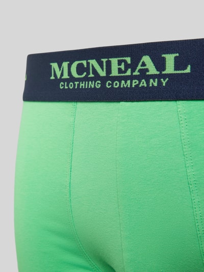 MCNEAL Boxershort met elastische band met logo in een set van 3 stuks Koraal - 2