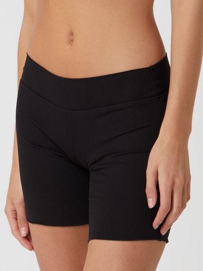 Banana Moon Bikini-Hose mit Rippenstruktur Modell 'Zelig Moonrib'  Schwarz 4