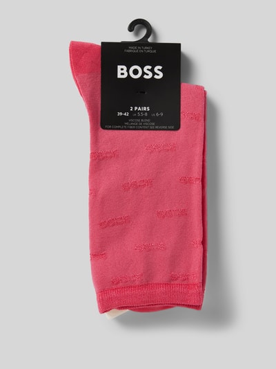 BOSS Socken aus Viskose-Mix im 2er-Pack Pink 3