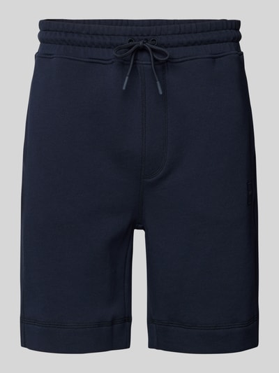BOSS Orange Regular fit sweatshorts van puur katoen Donkerblauw - 2