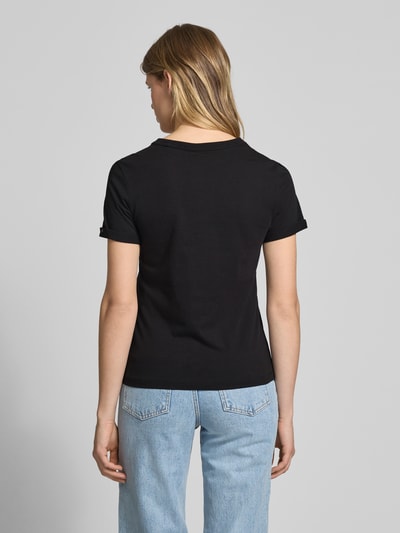 G-Star Raw T-Shirt mit Label-Stitching Black 5