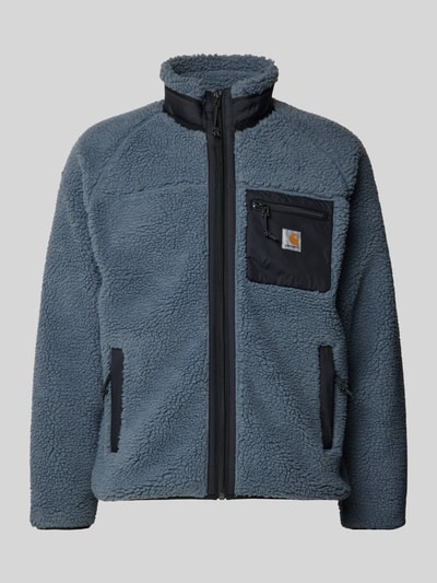 Carhartt Work In Progress Sherpa Jacket mit Stehkragen Modell 'PRENTIS' Rauchblau 2