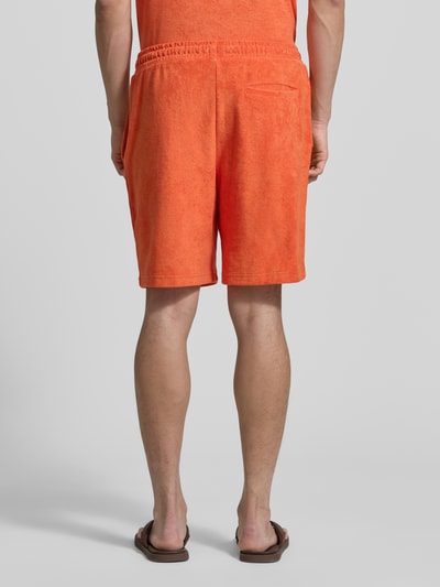 Tommy Hilfiger Loose Fit Sweatshorts aus reiner Baumwolle Modell 'TOWELLING SWEATSHORTS' Orange 5
