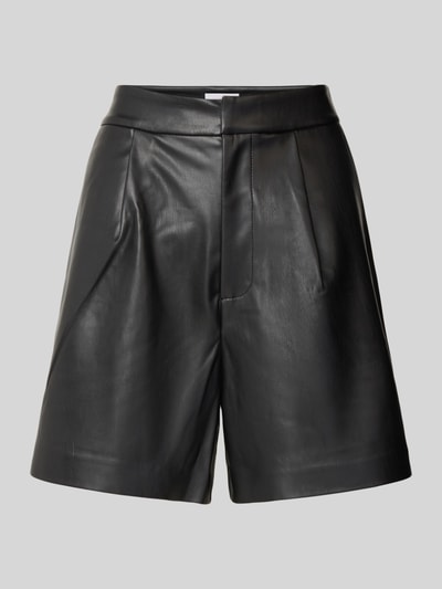 Rich & Royal Shorts in Leder-Optik Black 2