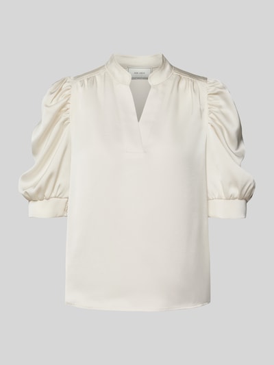Neo Noir Regular Fit Blusenshirt mit Puffärmeln Modell 'Roella' Weiss 2