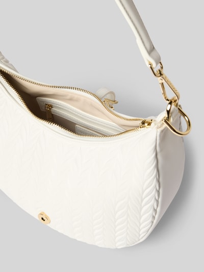 VALENTINO BAGS Torba na ramię z aplikacją z logo model ‘Fania’ Biały 4