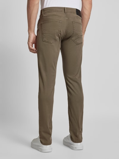 Pierre Cardin Stoffhose mit 5-Pocket-Design Modell 'Lyon' Oliv 5