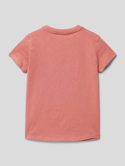 Garcia T-shirt met labelprint Terracotta - 3