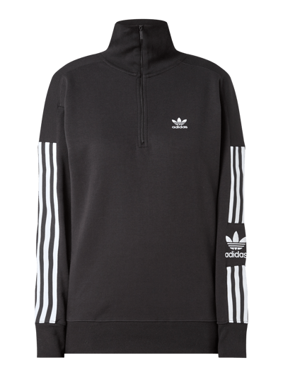 adidas Originals Sweatshirt aus Baumwolle und recyceltem Polyester Black 2