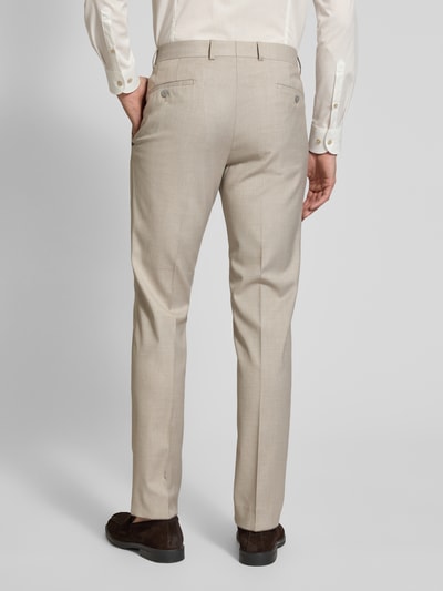 HECHTER PARIS Regular Fit Anzughose mit Paspeltaschen Modell 'X-Tension' Taupe 5
