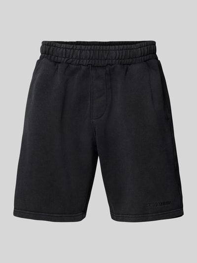 Pegador Sweatshorts mit Label-Stitching Black 2